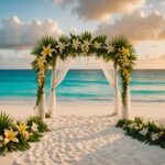 Mariage romantique sur plages paradisiaques seychelloises