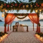 Ambiance romantique pour un mariage aux Seychelles