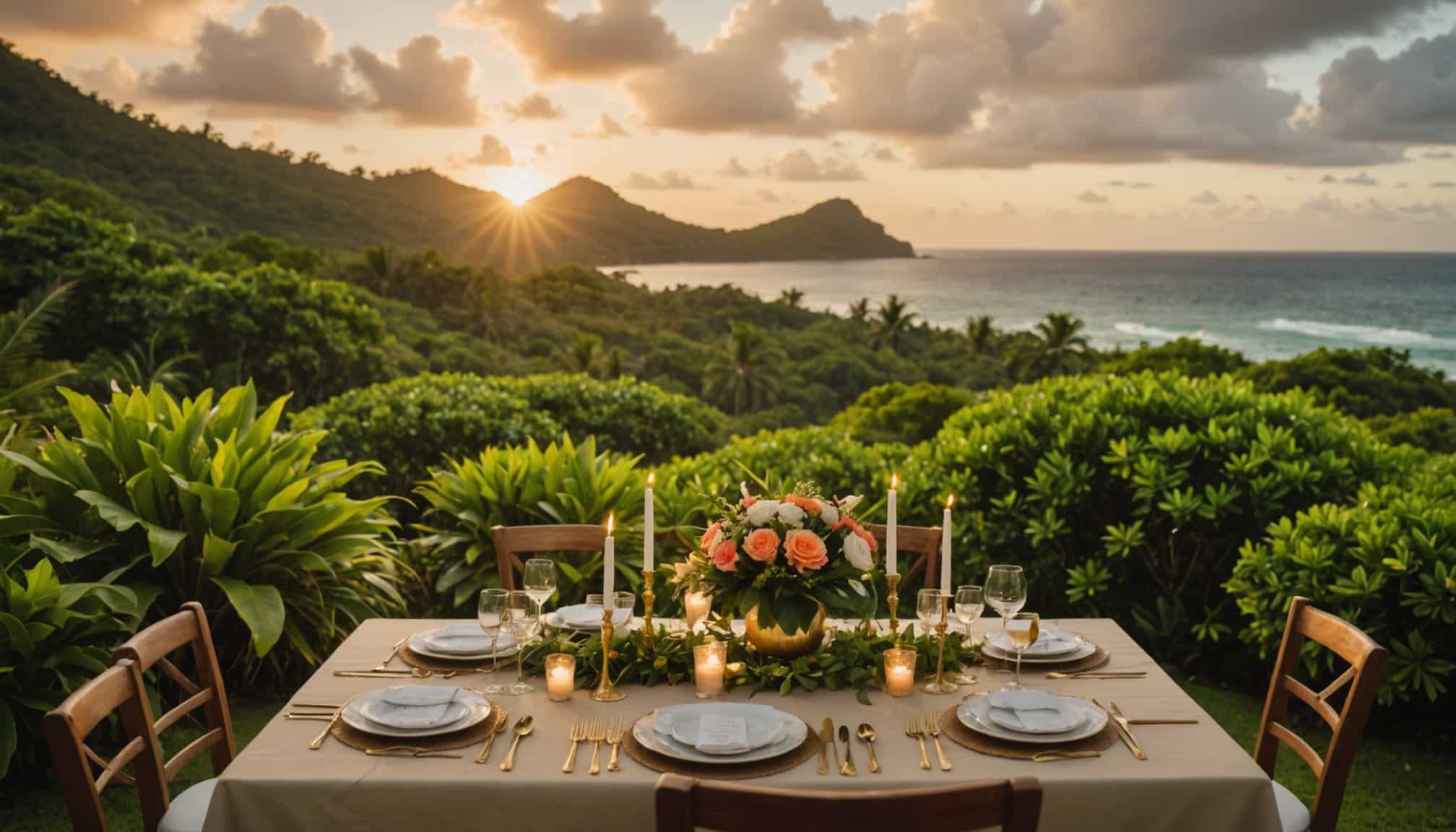 Célébration nuptiale en pleine nature aux Seychelles