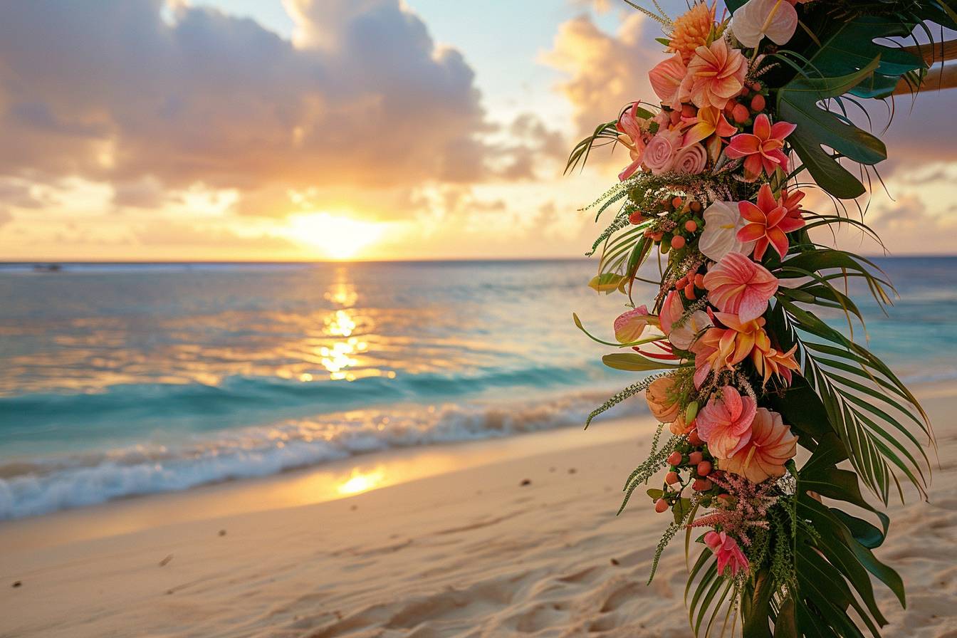 Photographe capturant des moments magiques aux Seychelles  
Séance photo romantique sur les plages seychelloises