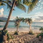 Vidéaste capturant un moment de mariage aux Seychelles